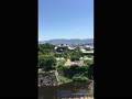 奈良、大和郡山の城跡からの眺め