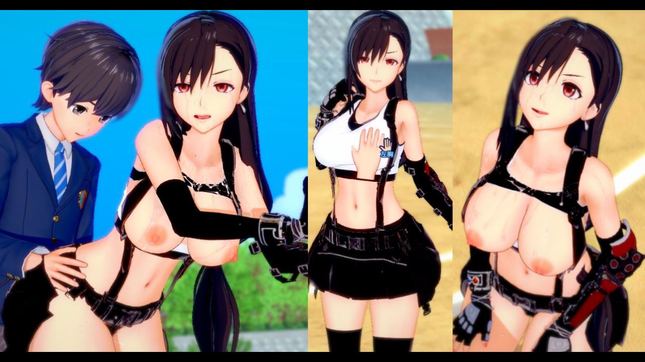 FF7 ティファ】コイカツ！プレイエロアニメ動画(アニメ3DCGエロゲーム 版権キャラカード).m - FC2動画アダルト